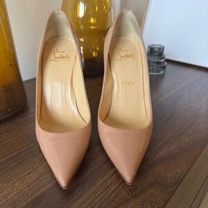 Christian Louboutin Beige Kate 100MM Pump